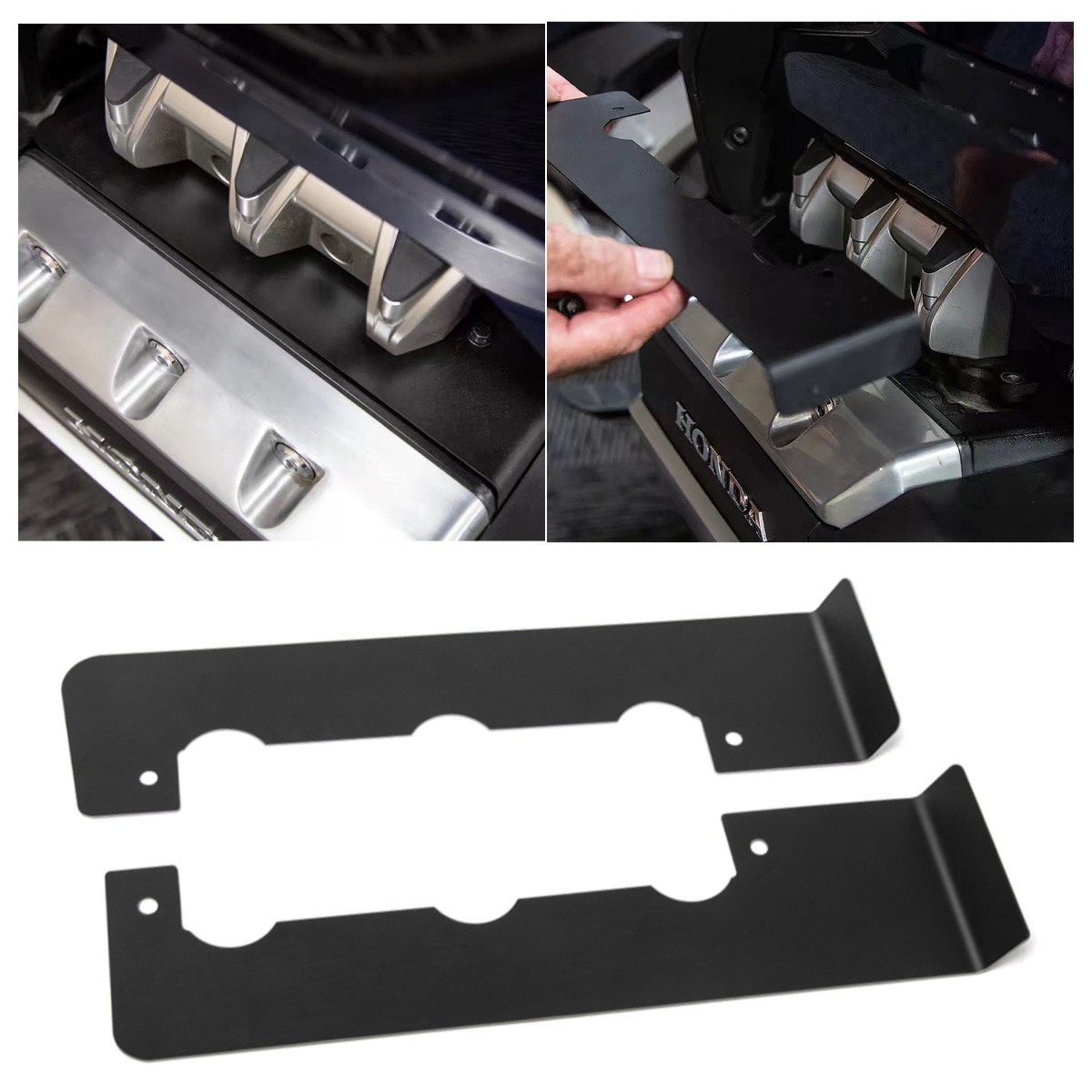 Motorcycle Cylinder - ฝาครอบป้องกันเครื่องยนต์ฝาครอบตกแต่งขอบฝาสูบสำหรับฮอนด้า โกลด์วิง 1800 GL1800 F6B โกลด์วิง