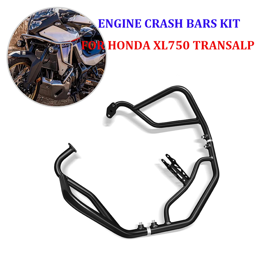 Motorcycle Engine Kit - เครื่องยนต์รถจักรยานยนต์Guards Crashบาร์กรอบกันชนป้องกันเสริมชุดบาร์สําหรับHonda XL750 TRANSALP XL 750