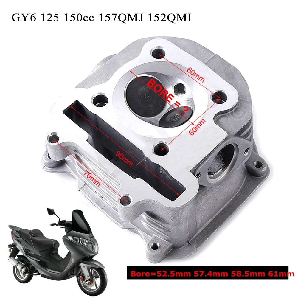 Motorcycle Engine Parts - รถมอเตอร์ไซค์สกู๊ตเตอร์ GY6หัวกุญแจ GY6สกู๊ตเตอร์ GY6หัวกุญแจมีเครื่องยนต์152QMI 125 150cc