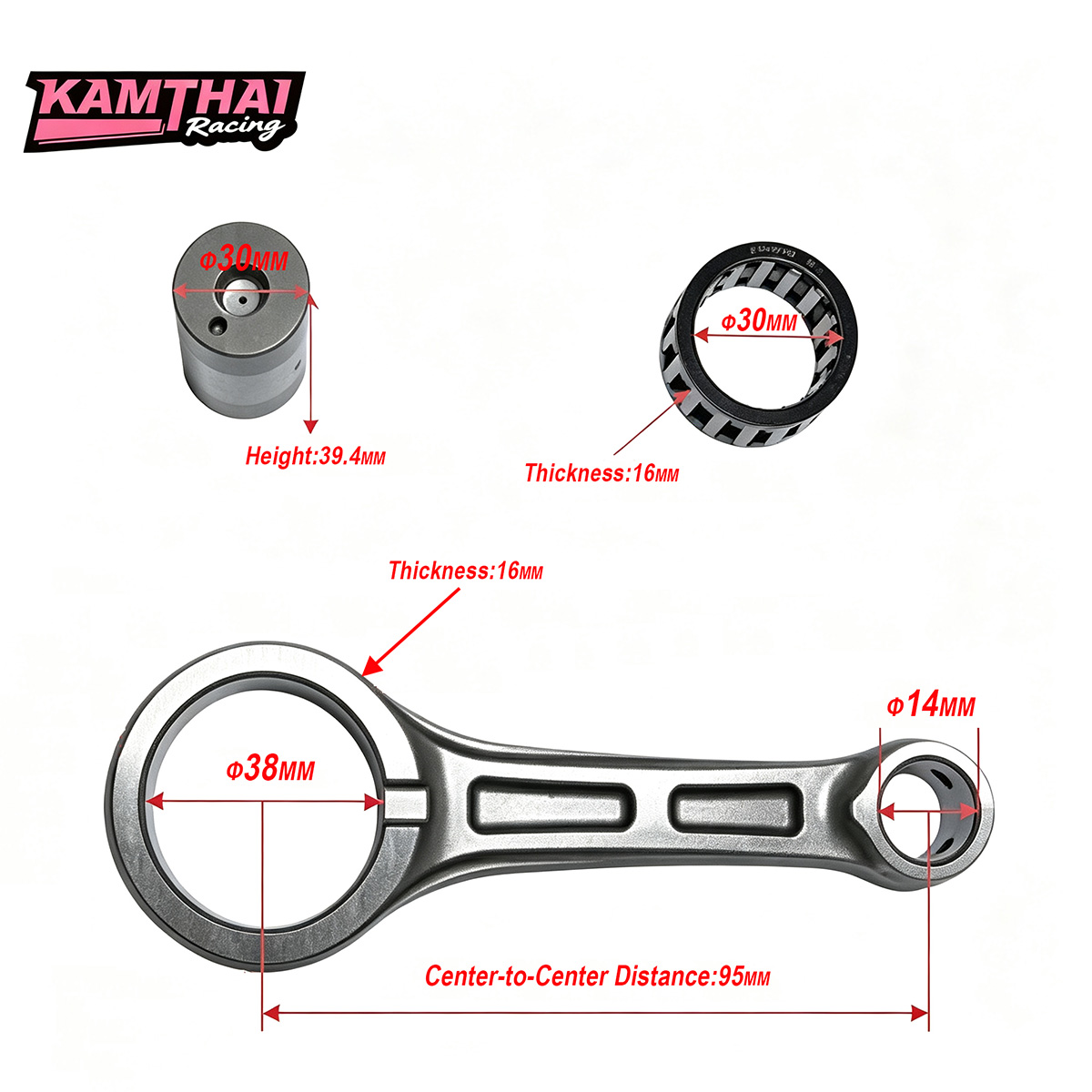 KAMTHAI ชุดเพลาข้อเหวี่ยงและก้ - Motorcycle Crankshaft บทวิจารณ์และราคา